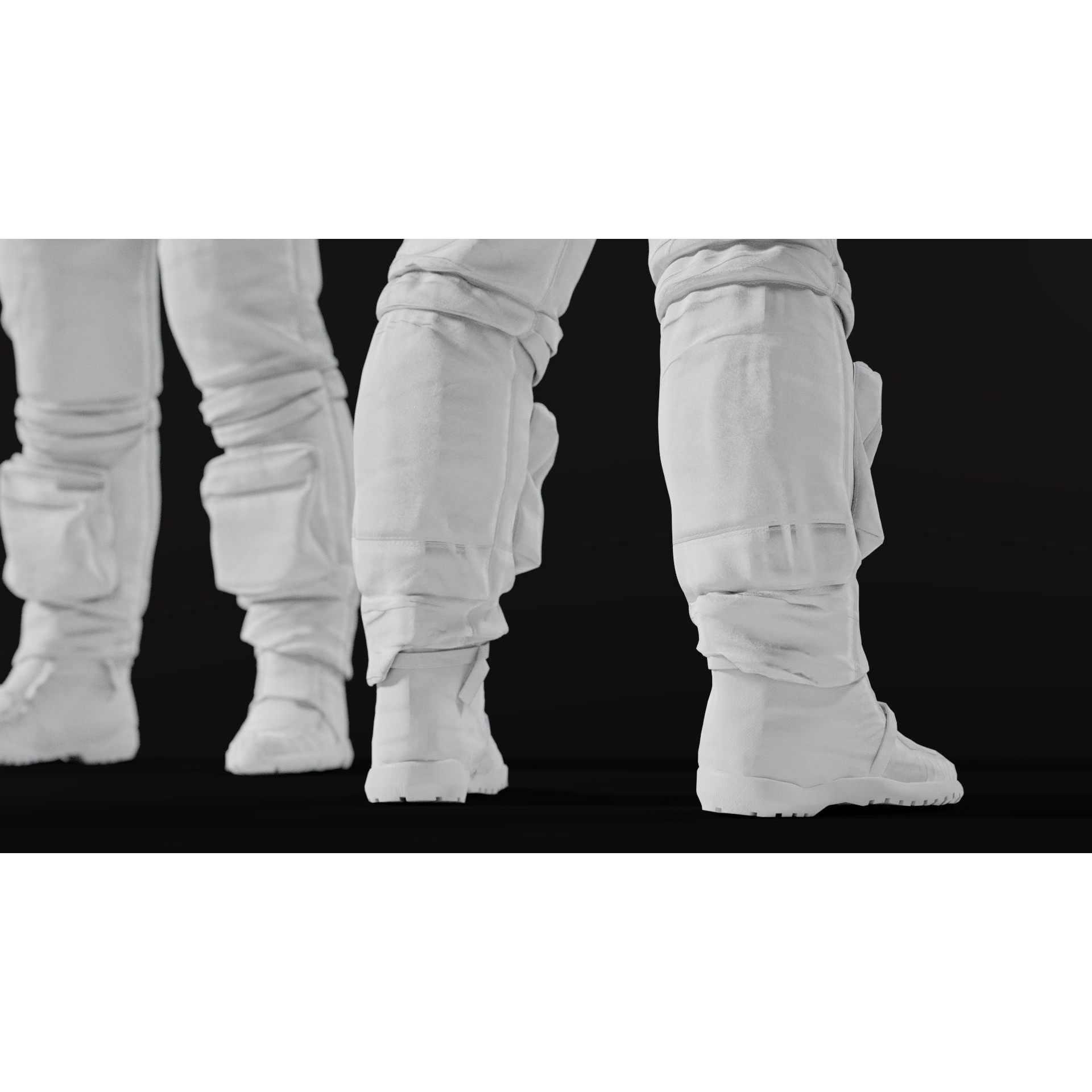 Gemini G5C Spacesuit - Game-Ready 3D Model - View 23