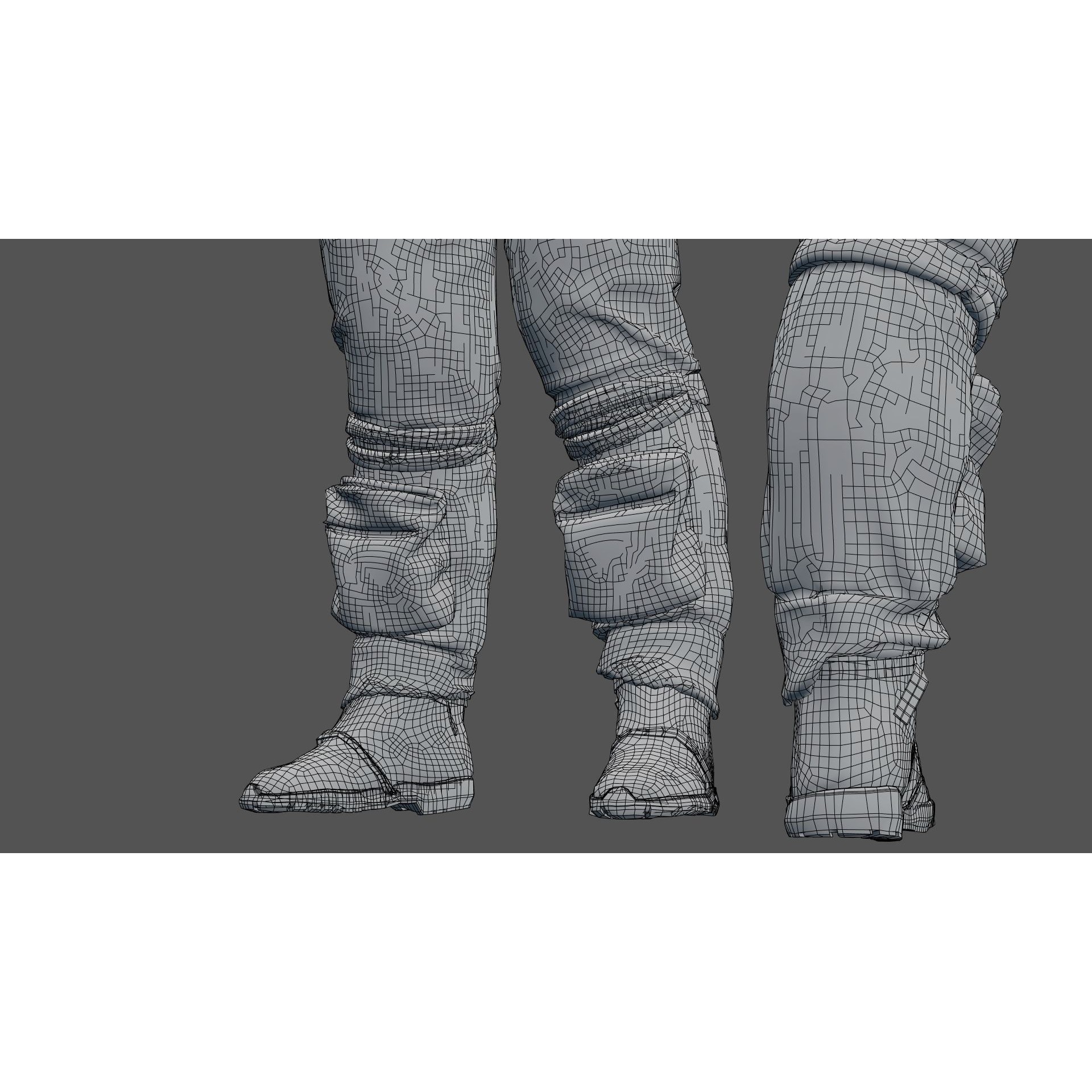 Gemini G5C Spacesuit - Game-Ready 3D Model - View 33