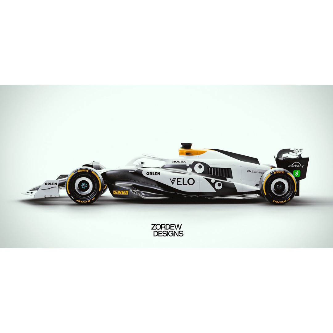 F1 2024 Concept Car 3D Model – High Poly, PBR Textured, Blender - View 10