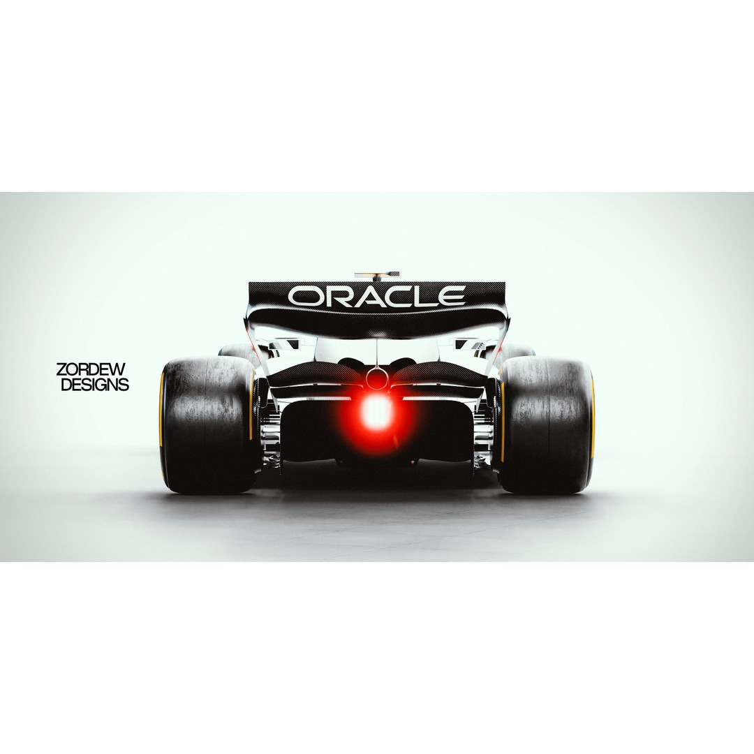 F1 2024 Concept Car 3D Model – High Poly, PBR Textured, Blender - View 4