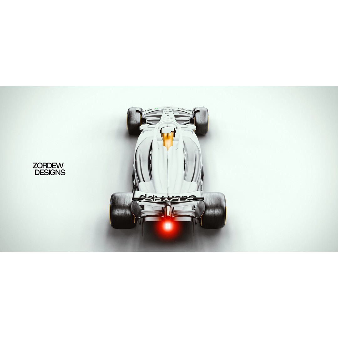 F1 2024 Concept Car 3D Model – High Poly, PBR Textured, Blender - View 7