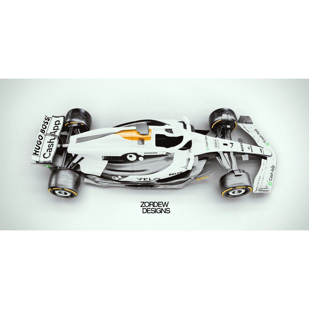 F1 2024 Concept Car 3D Model – High Poly, PBR Textured, Blender - View 9