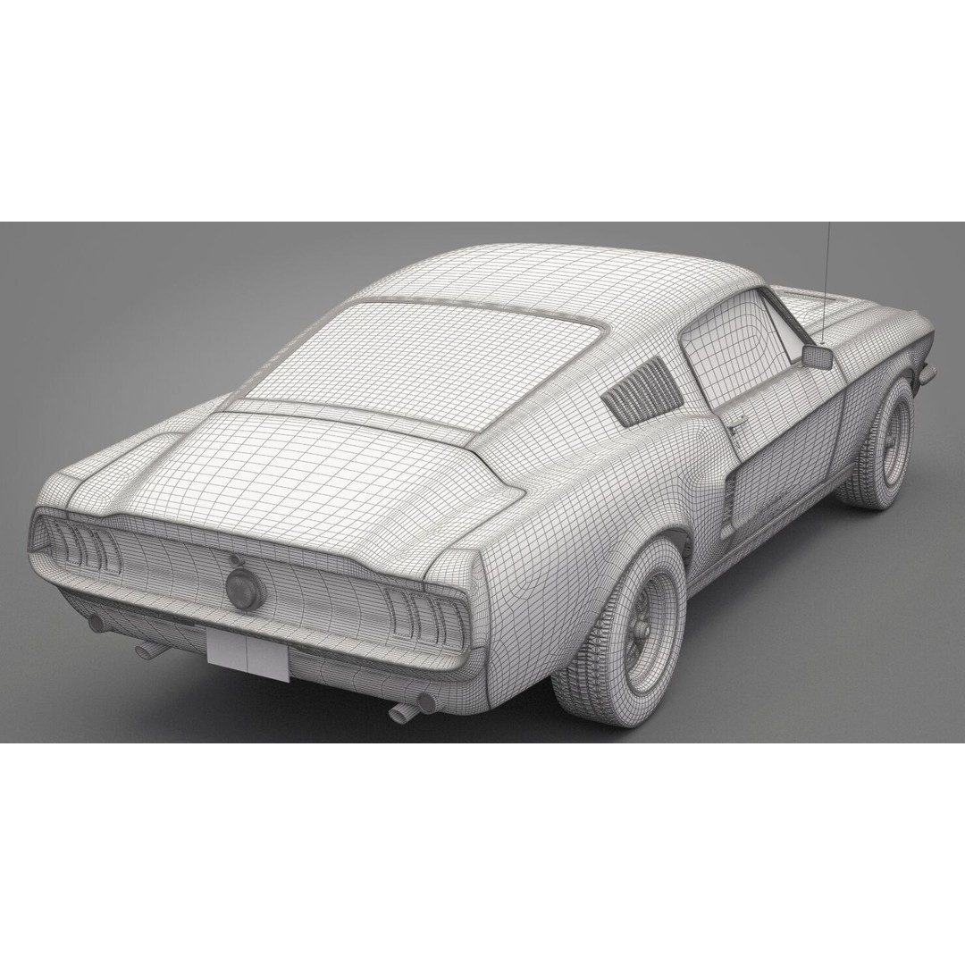 Generic Old Car 3D Model – High Quality Vehicle, FBX & OBJ Formats