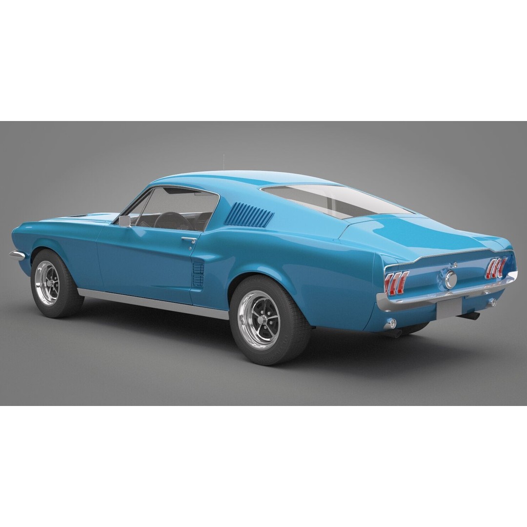Generic Old Car 3D Model – High Quality Vehicle, FBX & OBJ Formats - View 11