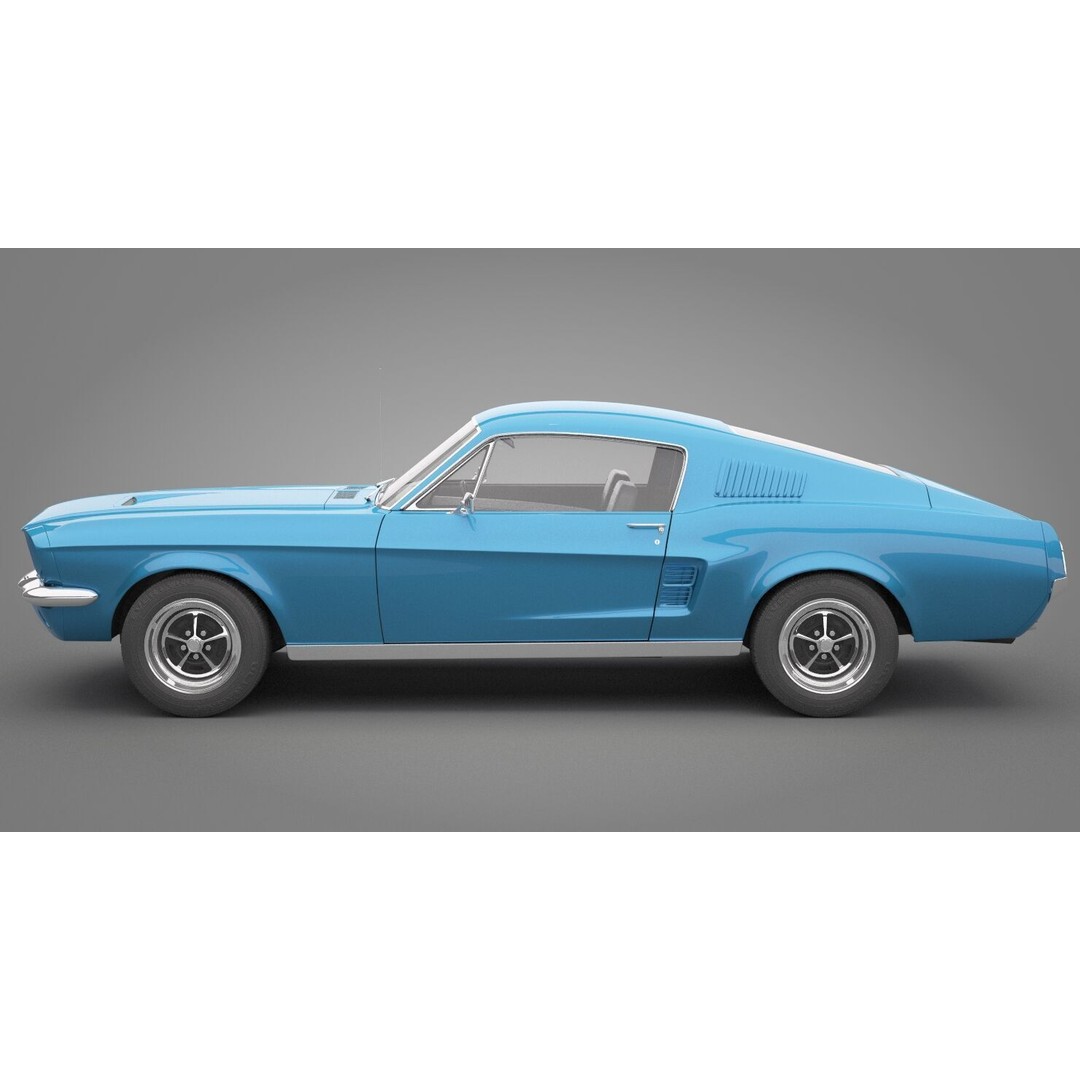 Generic Old Car 3D Model – High Quality Vehicle, FBX & OBJ Formats - View 12