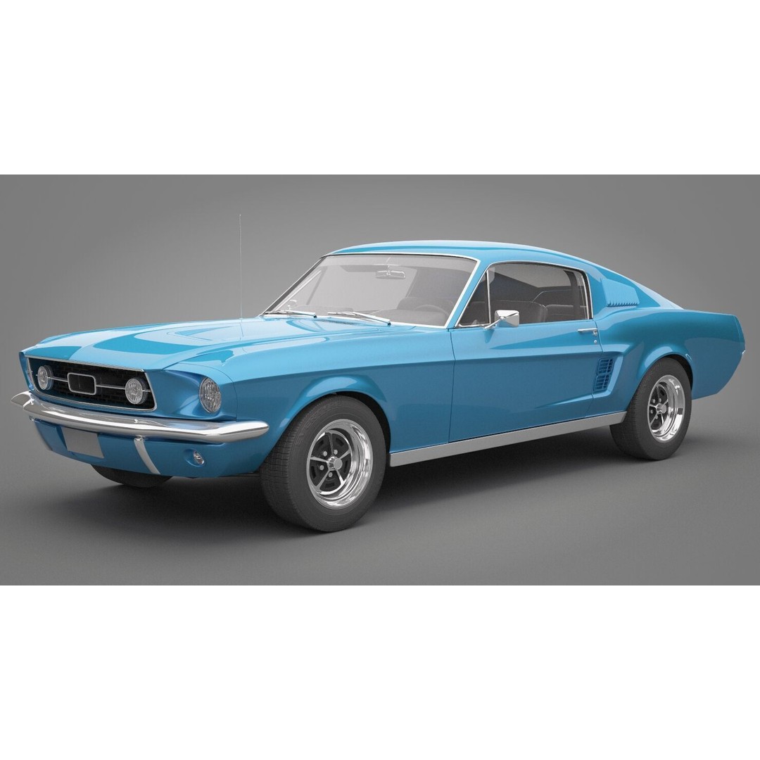 Generic Old Car 3D Model – High Quality Vehicle, FBX & OBJ Formats - View 13