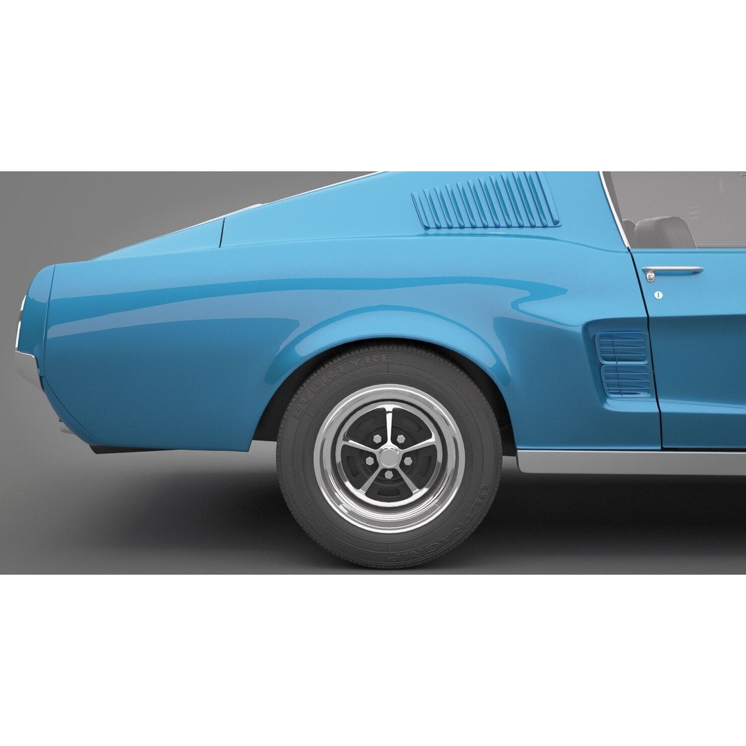 Generic Old Car 3D Model – High Quality Vehicle, FBX & OBJ Formats - View 15