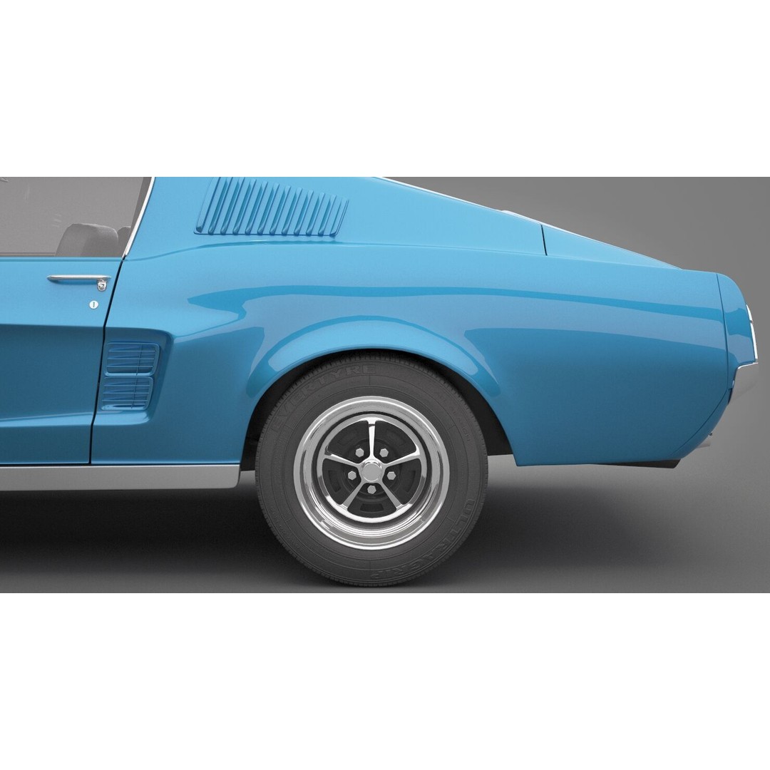 Generic Old Car 3D Model – High Quality Vehicle, FBX & OBJ Formats - View 17