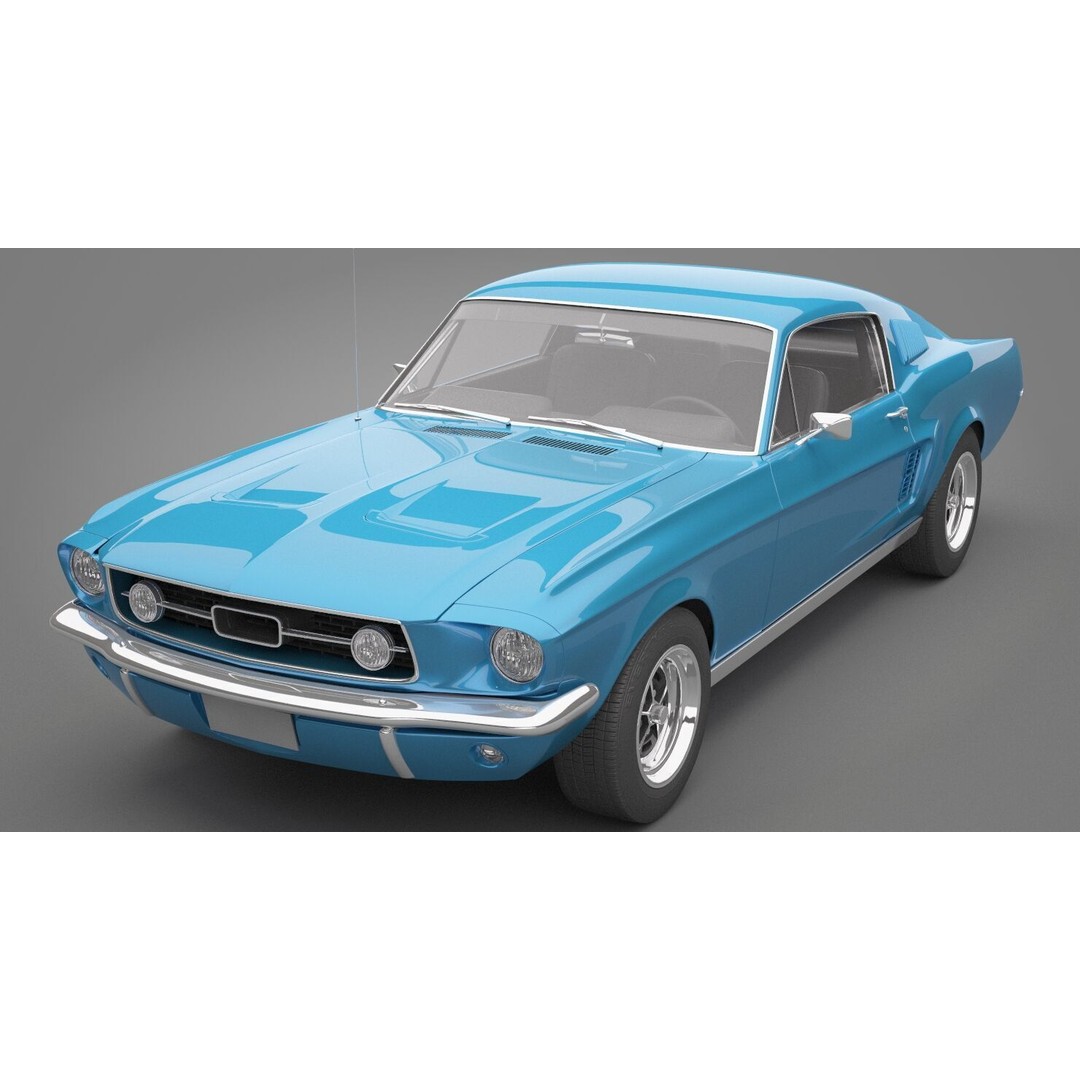 Generic Old Car 3D Model – High Quality Vehicle, FBX & OBJ Formats - View 18