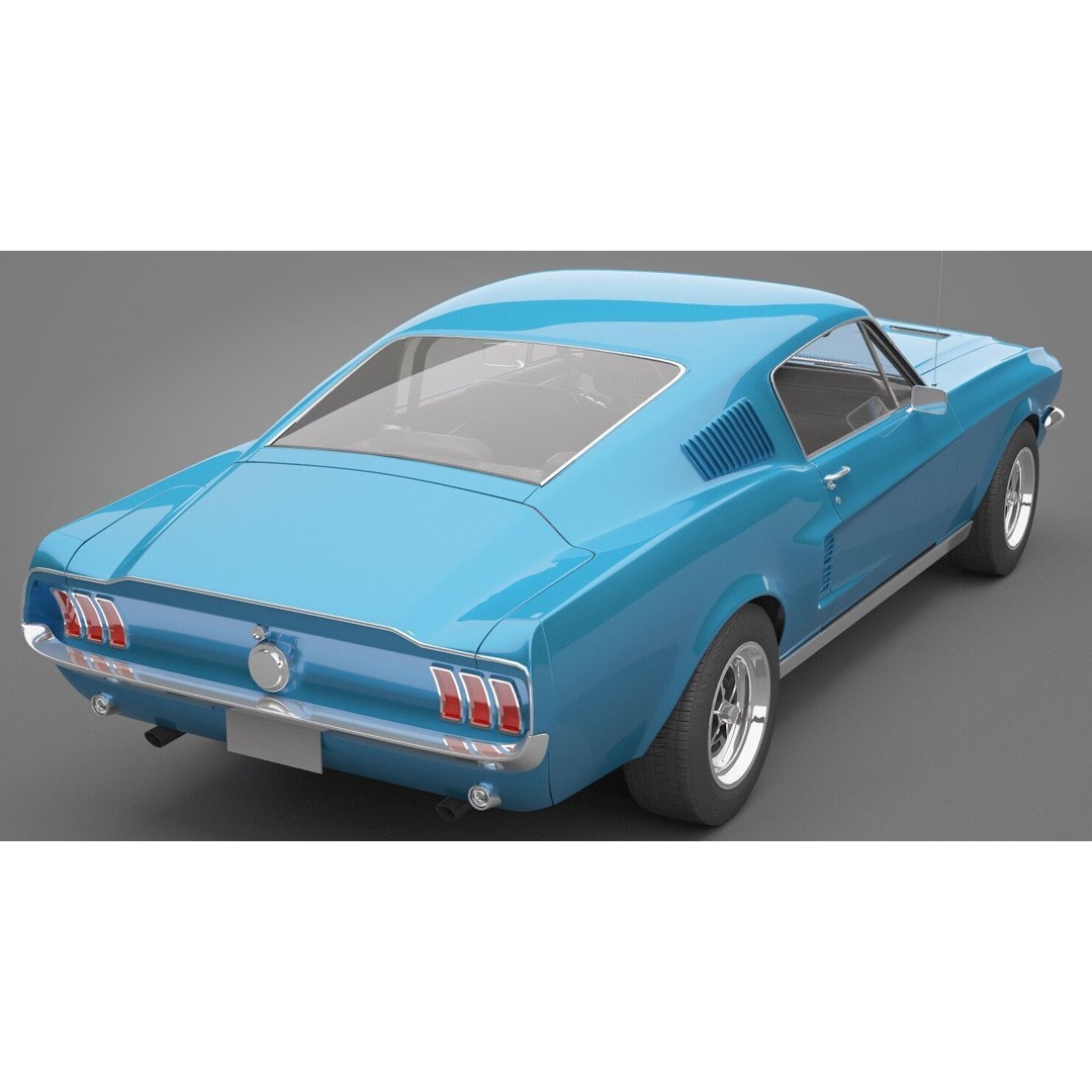 Generic Old Car 3D Model – High Quality Vehicle, FBX & OBJ Formats - View 19