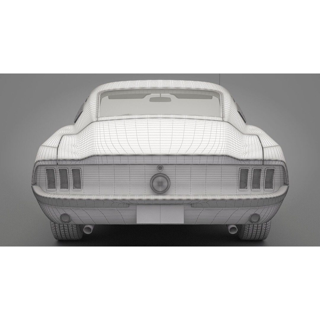 Generic Old Car 3D Model – High Quality Vehicle, FBX & OBJ Formats - View 25