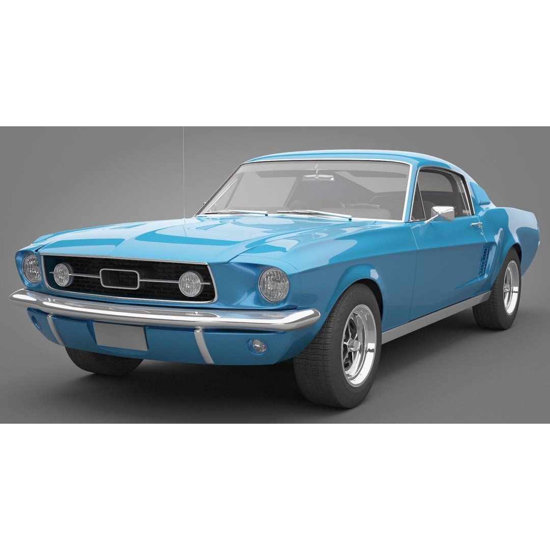 Generic Old Car 3D Model – High Quality Vehicle, FBX & OBJ Formats - View 3