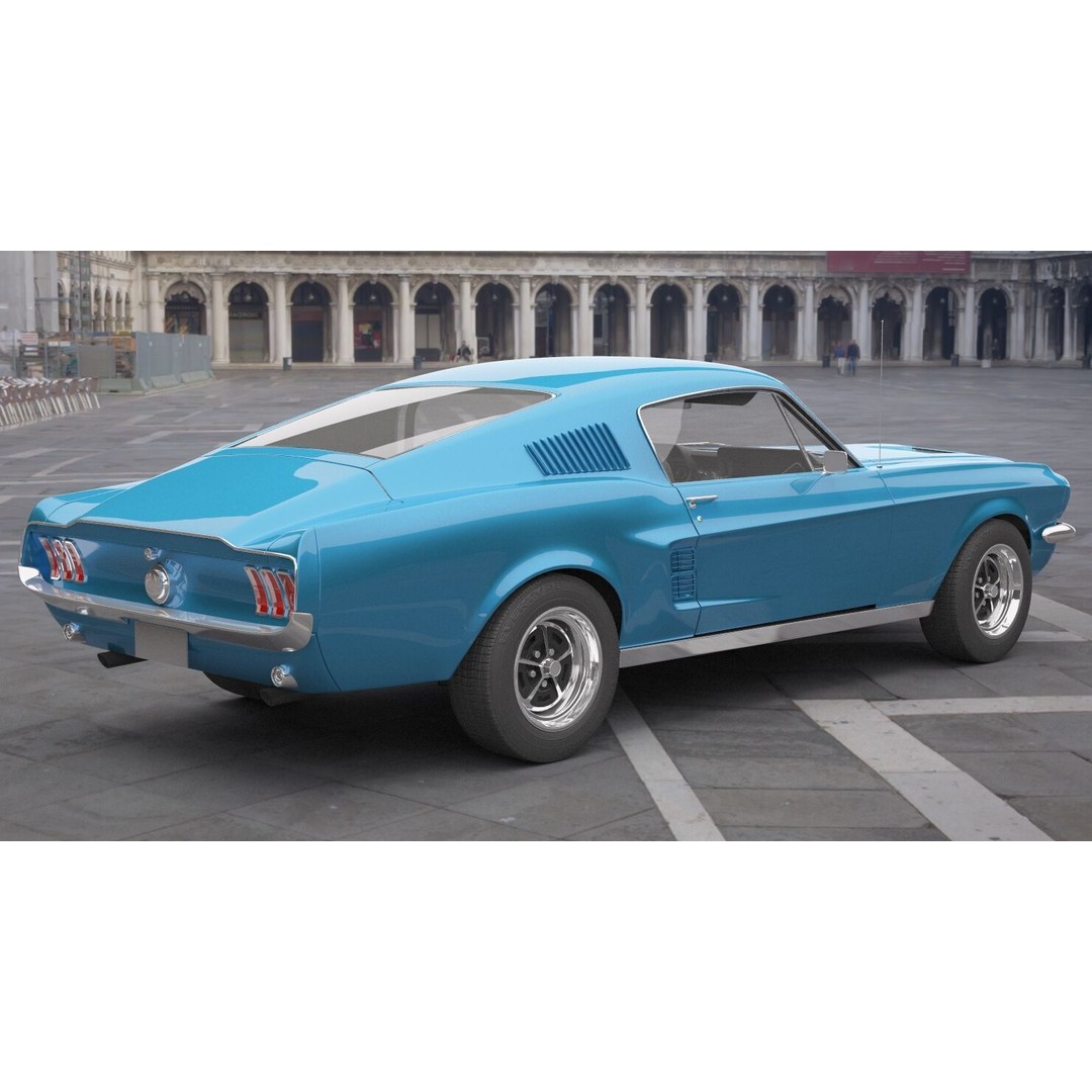 Generic Old Car 3D Model – High Quality Vehicle, FBX & OBJ Formats - View 5