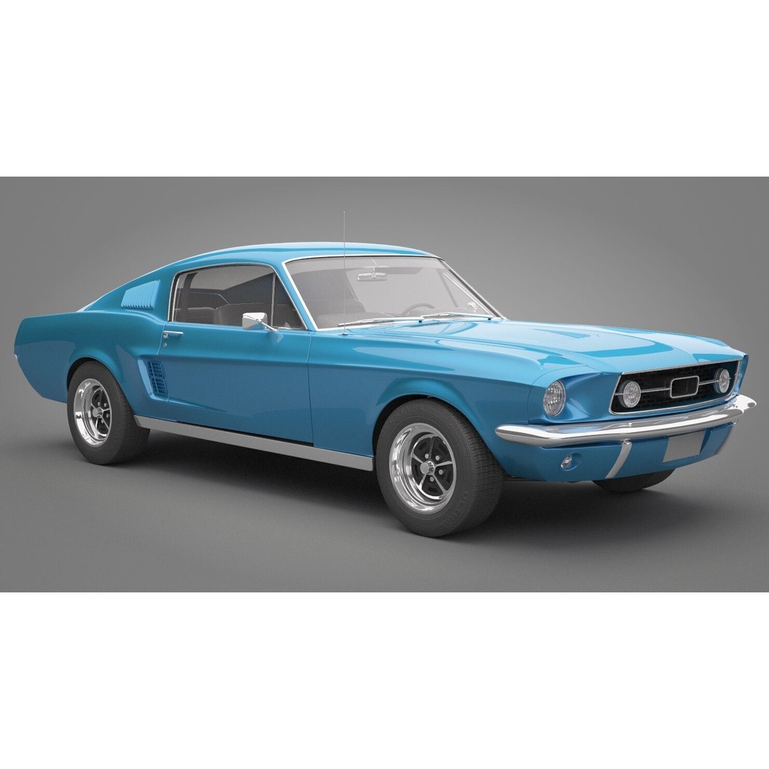 Generic Old Car 3D Model – High Quality Vehicle, FBX & OBJ Formats - View 7