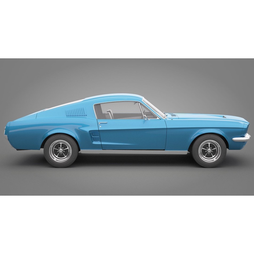 Generic Old Car 3D Model – High Quality Vehicle, FBX & OBJ Formats - View 8