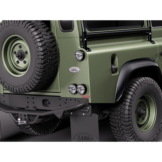 Land Rover Defender Expedition 3D Model – High Poly SUV Asset, FBX, OBJ - View 5