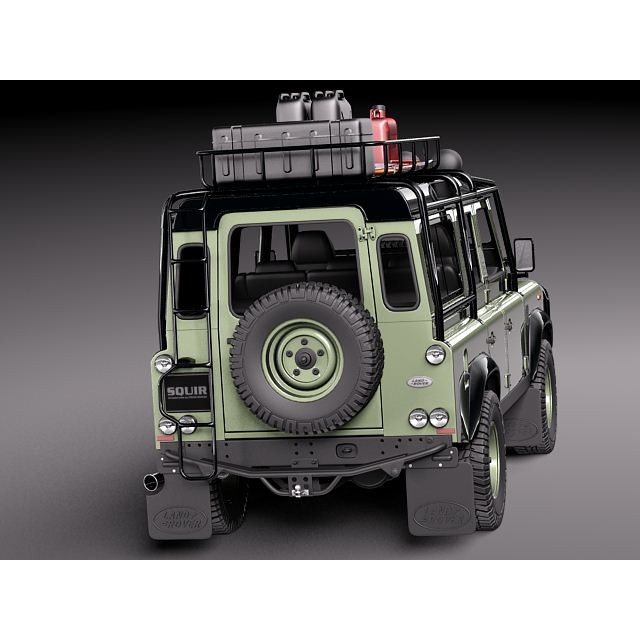 Land Rover Defender Expedition 3D Model – High Poly SUV Asset, FBX, OBJ - View 7