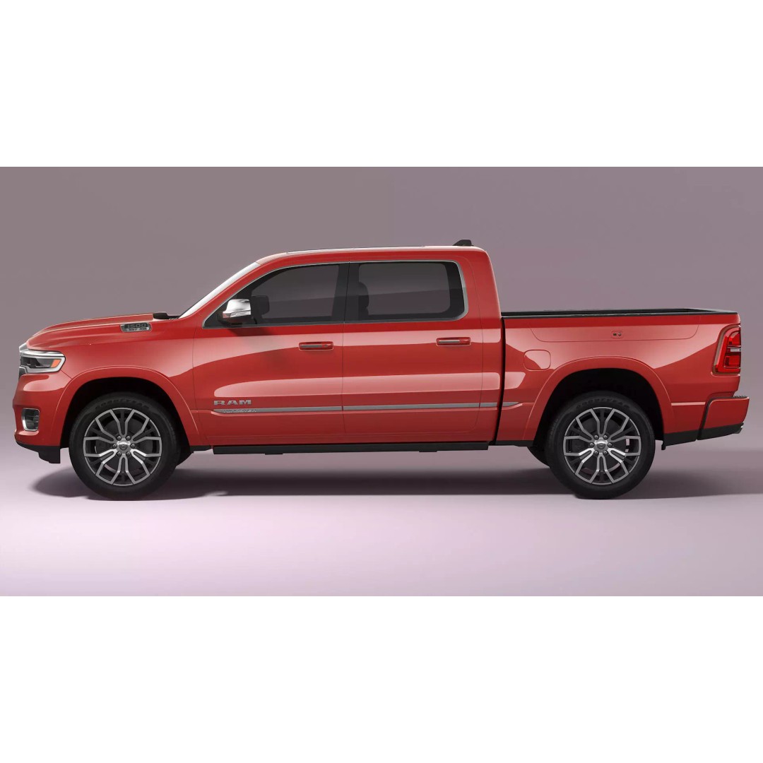 Ram 1500 Tungsten 2026 3D Model – High Poly SUV, FBX, OBJ, PBR - View 10