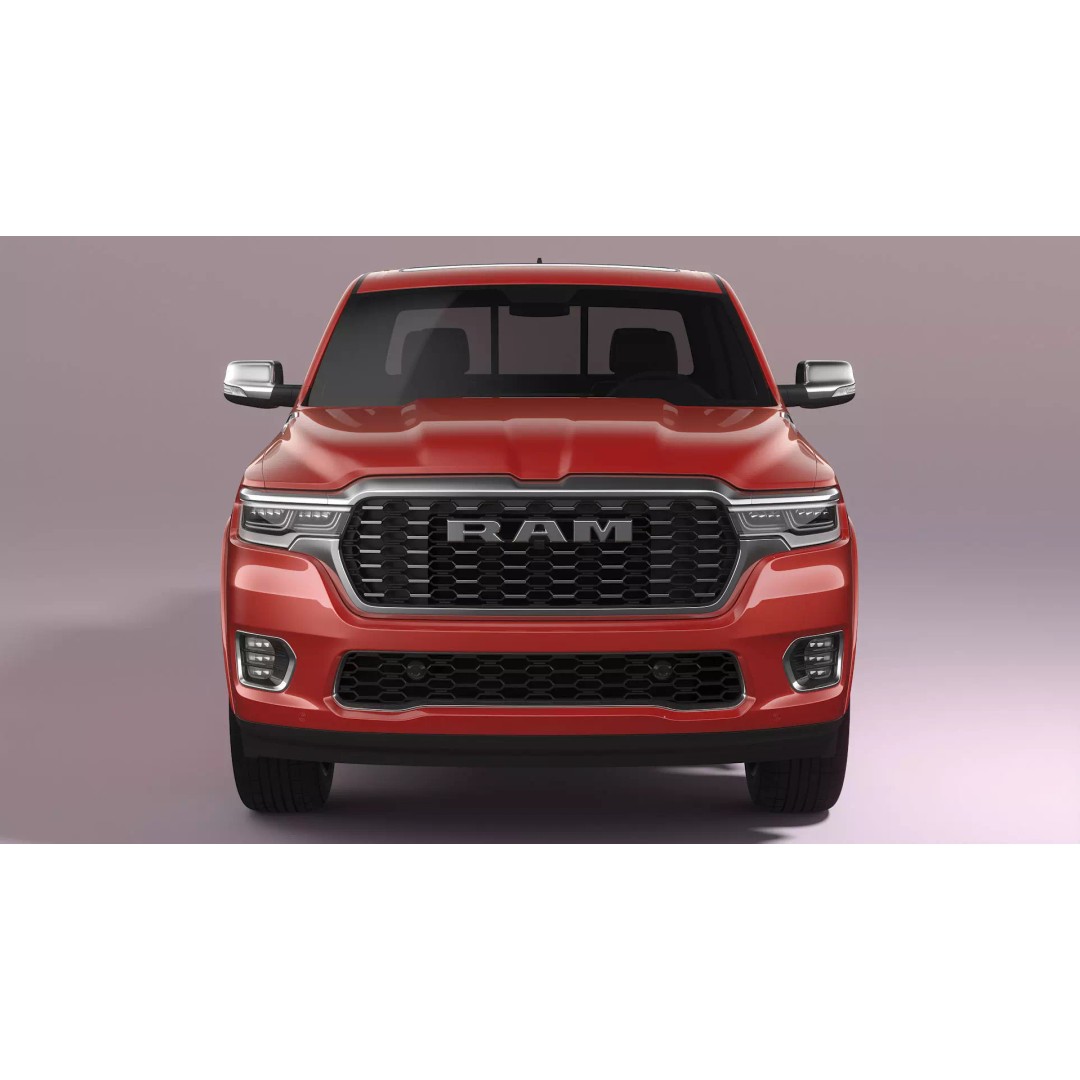 Ram 1500 Tungsten 2026 3D Model – High Poly SUV, FBX, OBJ, PBR - View 16