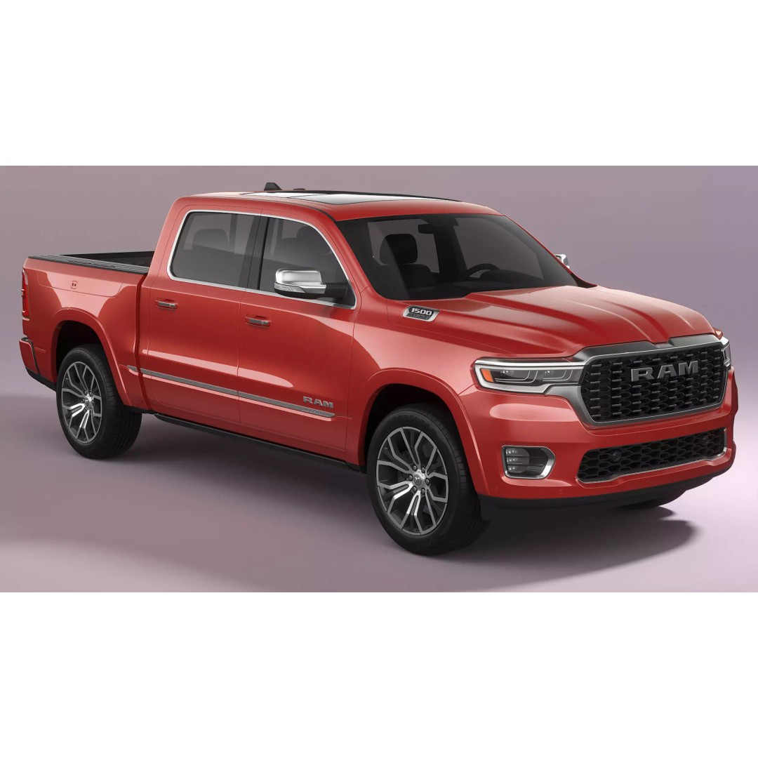 Ram 1500 Tungsten 2026 3D Model – High Poly SUV, FBX, OBJ, PBR - View 7