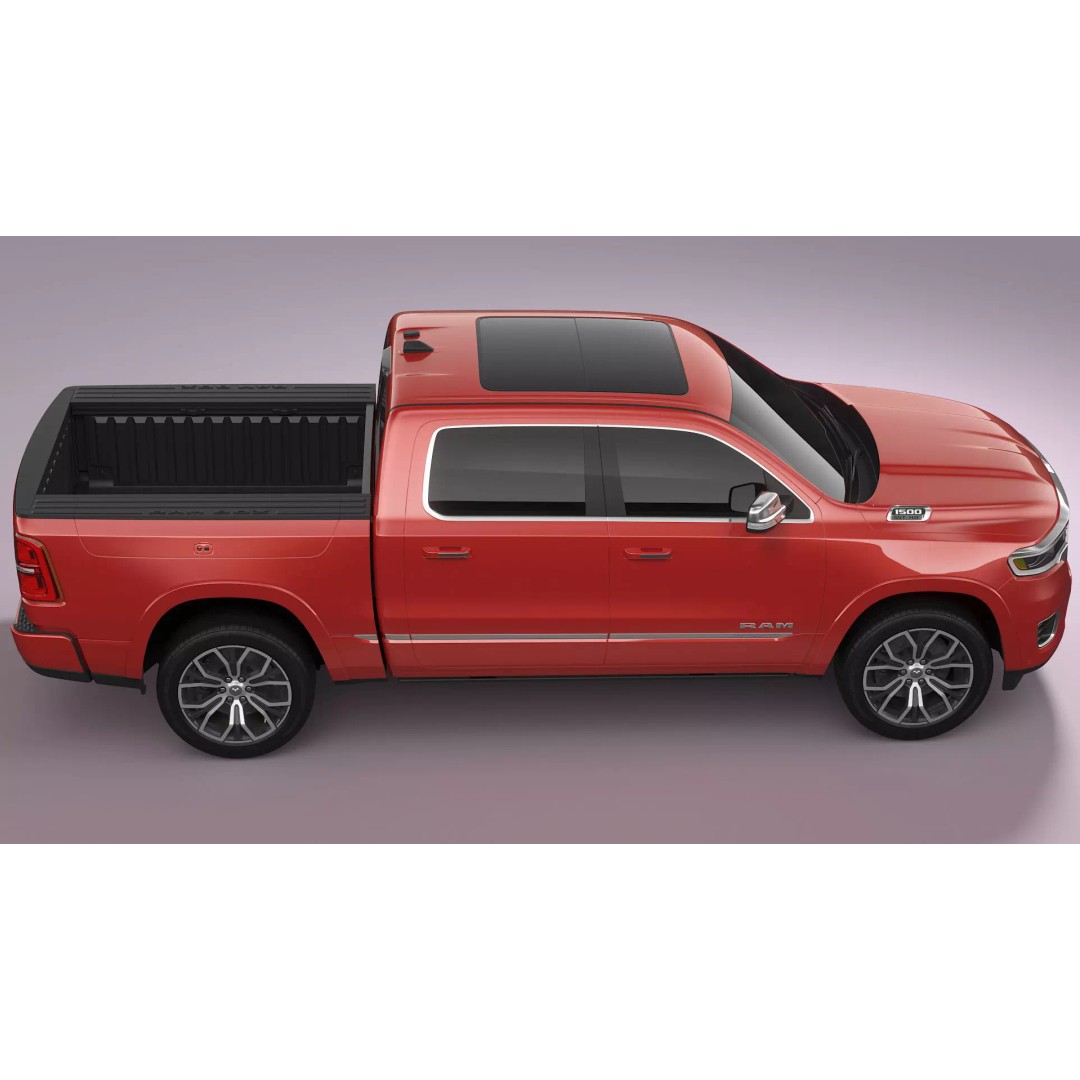 Ram 1500 Tungsten 2026 3D Model – High Poly SUV, FBX, OBJ, PBR - View 8