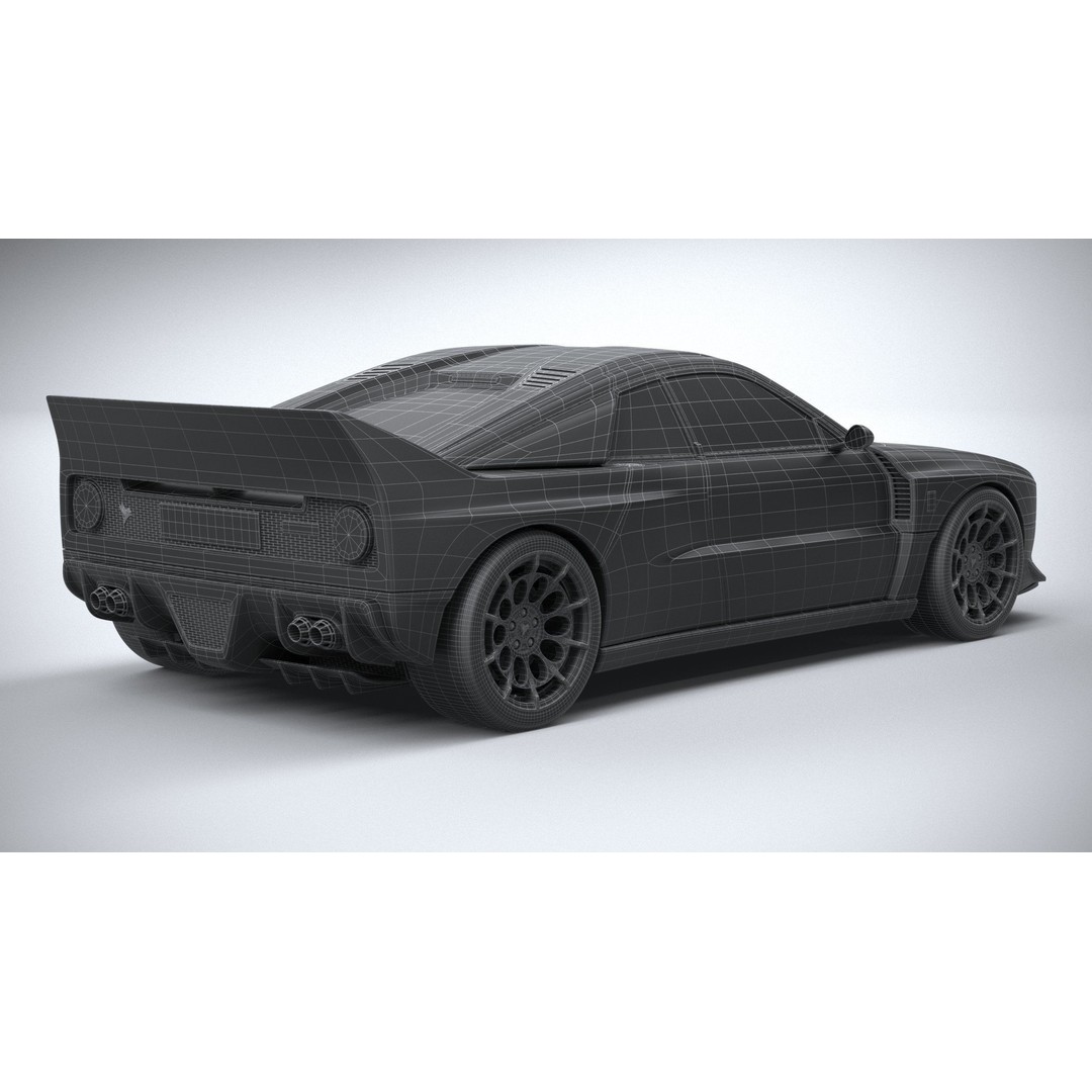 Kimera EVO Lancia 037 3D Model – High Poly Racing Car, FBX & OBJ