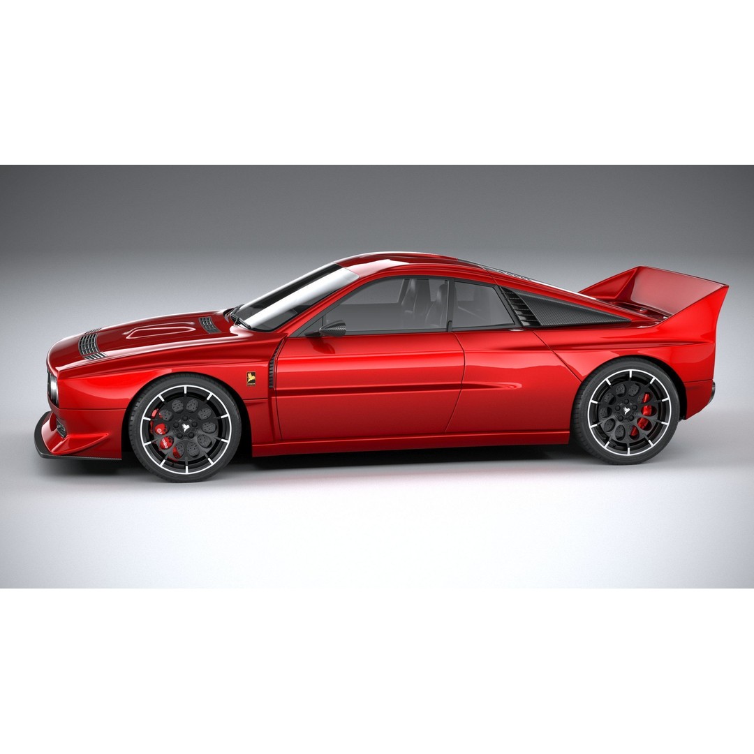 Kimera EVO Lancia 037 3D Model – High Poly Racing Car, FBX & OBJ - View 10