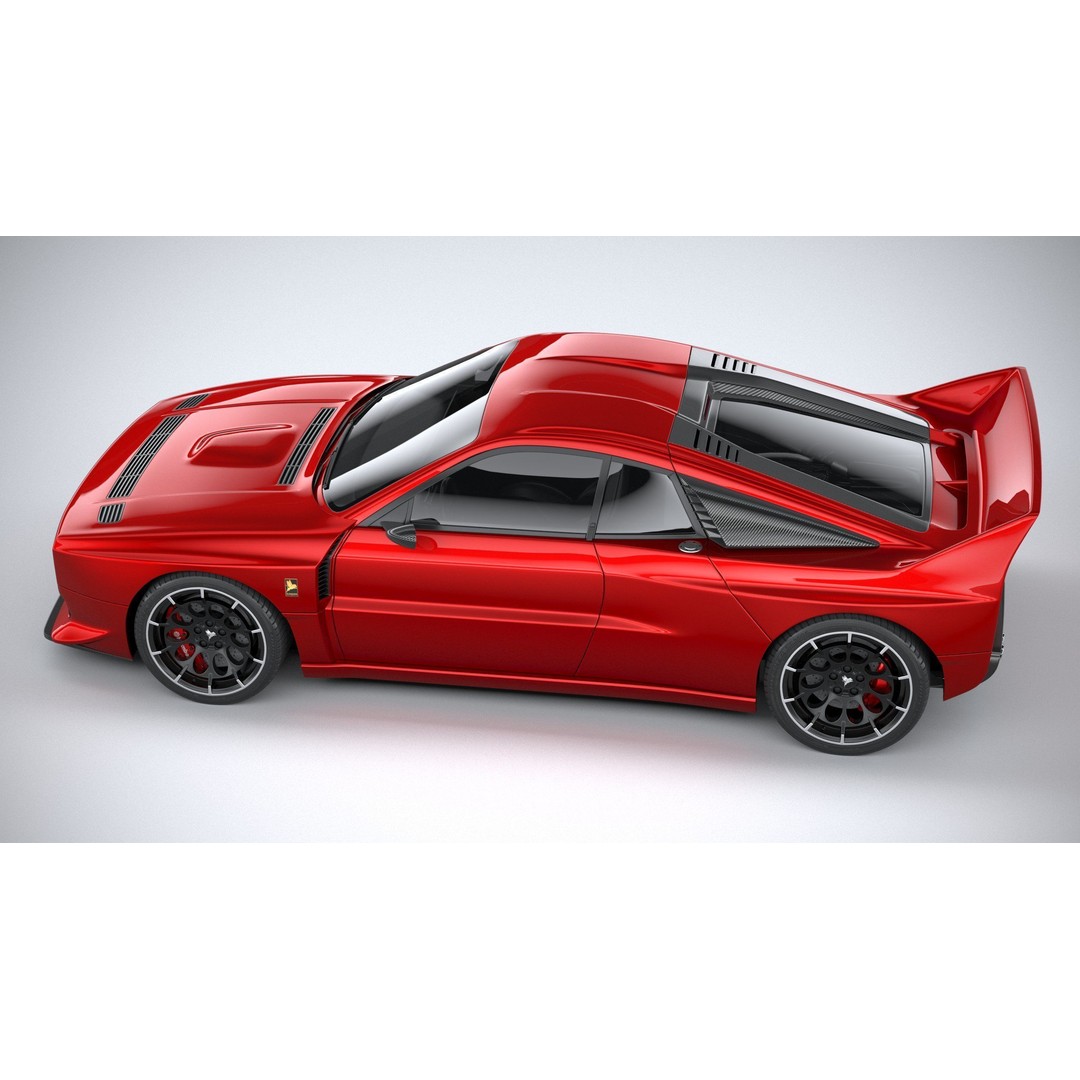Kimera EVO Lancia 037 3D Model – High Poly Racing Car, FBX & OBJ - View 11