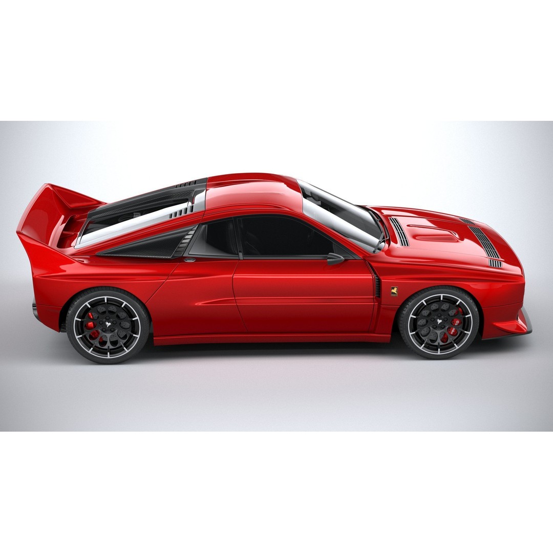 Kimera EVO Lancia 037 3D Model – High Poly Racing Car, FBX & OBJ - View 13