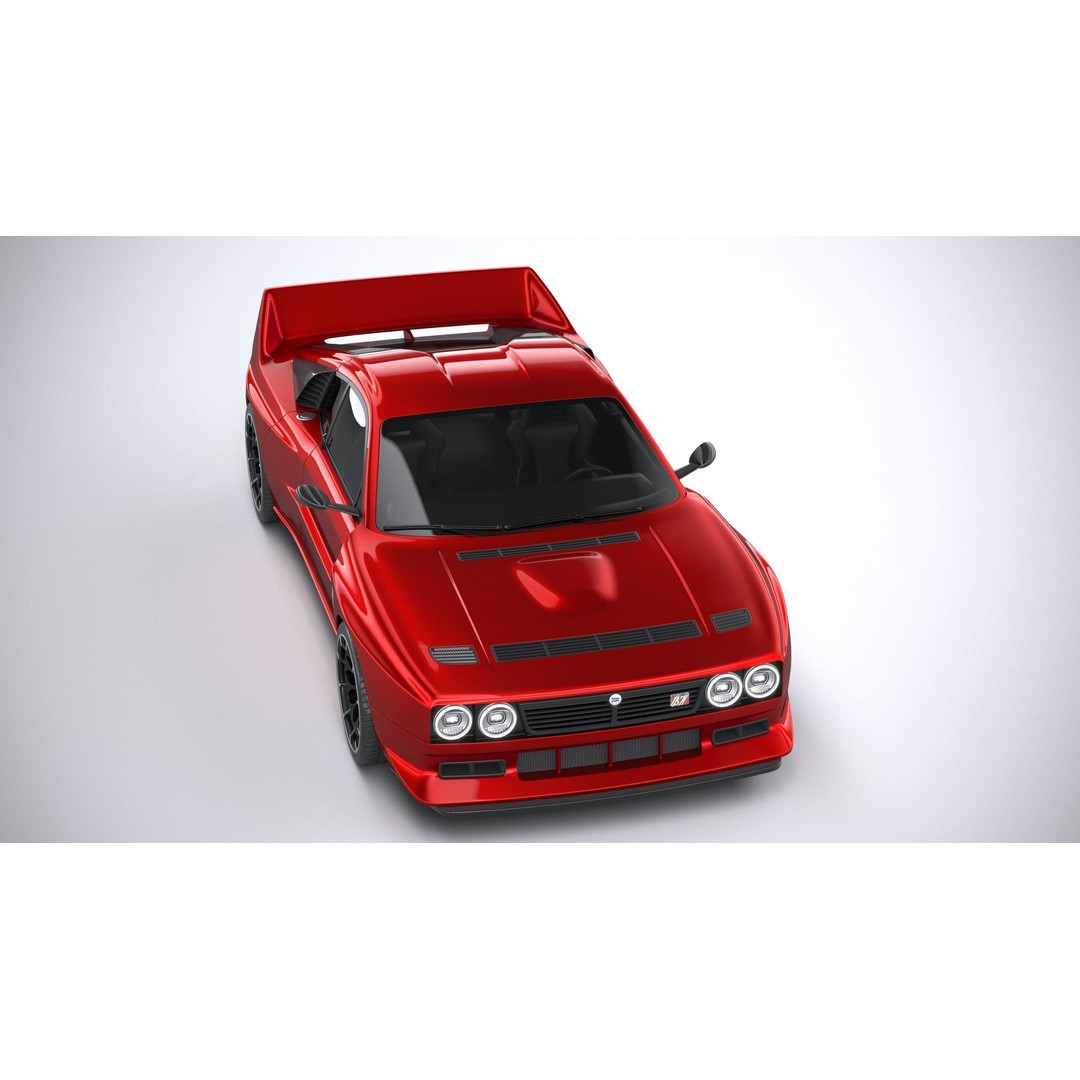Kimera EVO Lancia 037 3D Model – High Poly Racing Car, FBX & OBJ - View 14