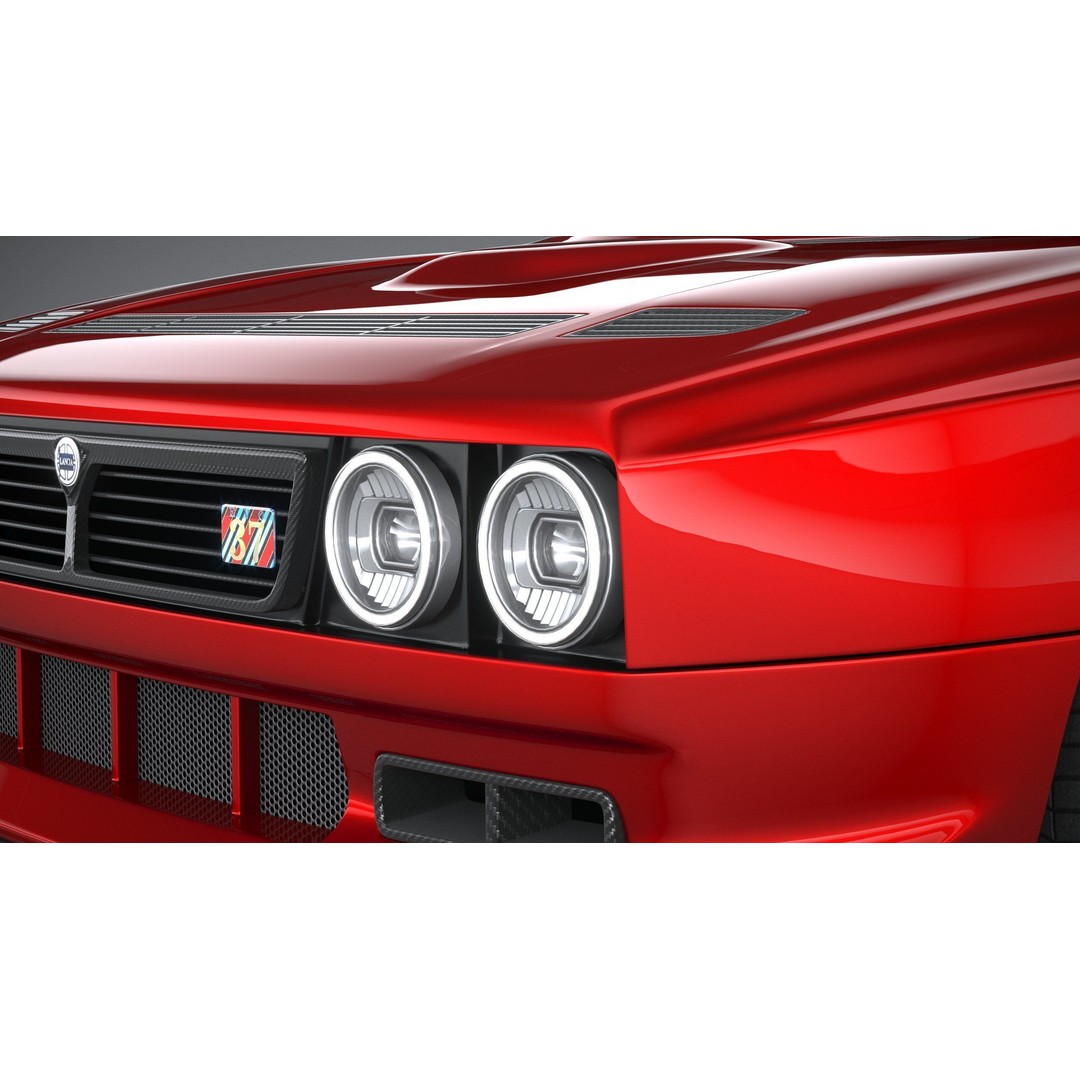 Kimera EVO Lancia 037 3D Model – High Poly Racing Car, FBX & OBJ - View 16