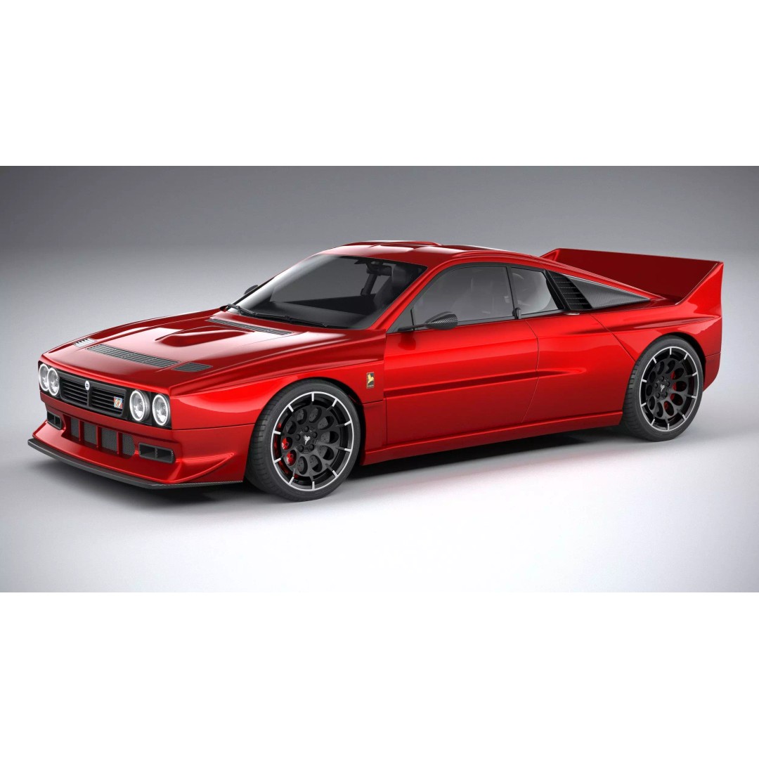 Kimera EVO Lancia 037 3D Model – High Poly Racing Car, FBX & OBJ - View 2