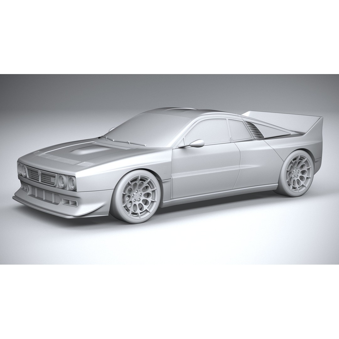 Kimera EVO Lancia 037 3D Model – High Poly Racing Car, FBX & OBJ - View 21