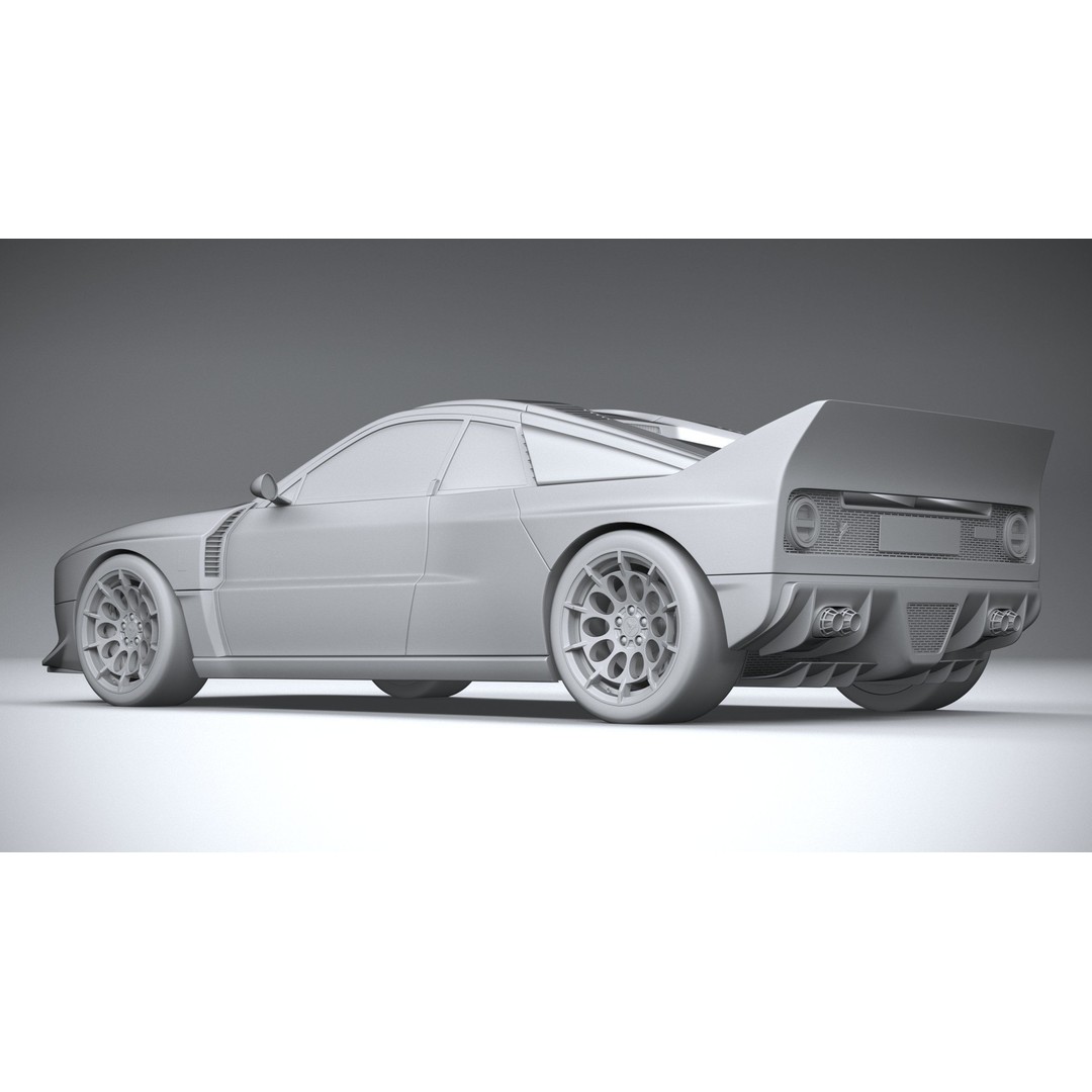 Kimera EVO Lancia 037 3D Model – High Poly Racing Car, FBX & OBJ - View 23