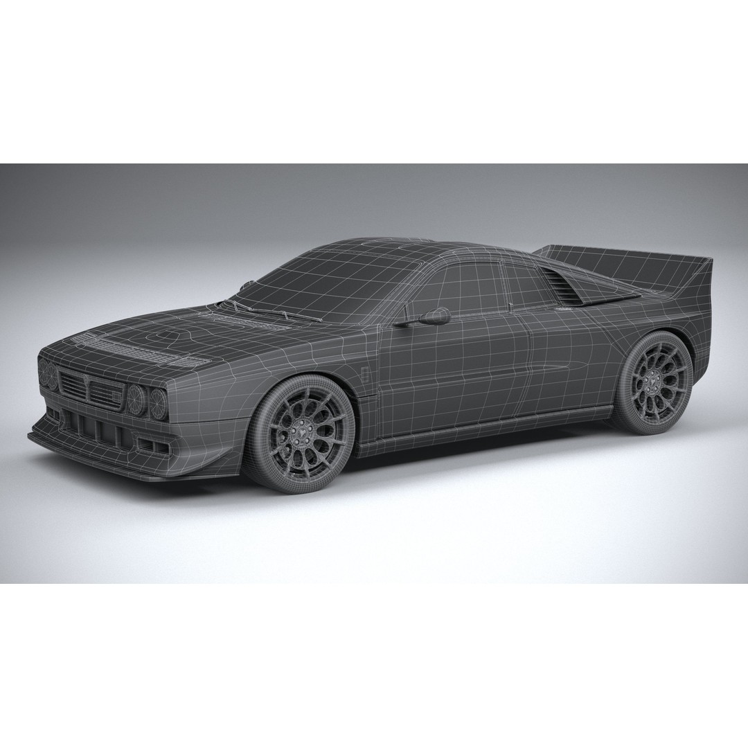 Kimera EVO Lancia 037 3D Model – High Poly Racing Car, FBX & OBJ - View 30