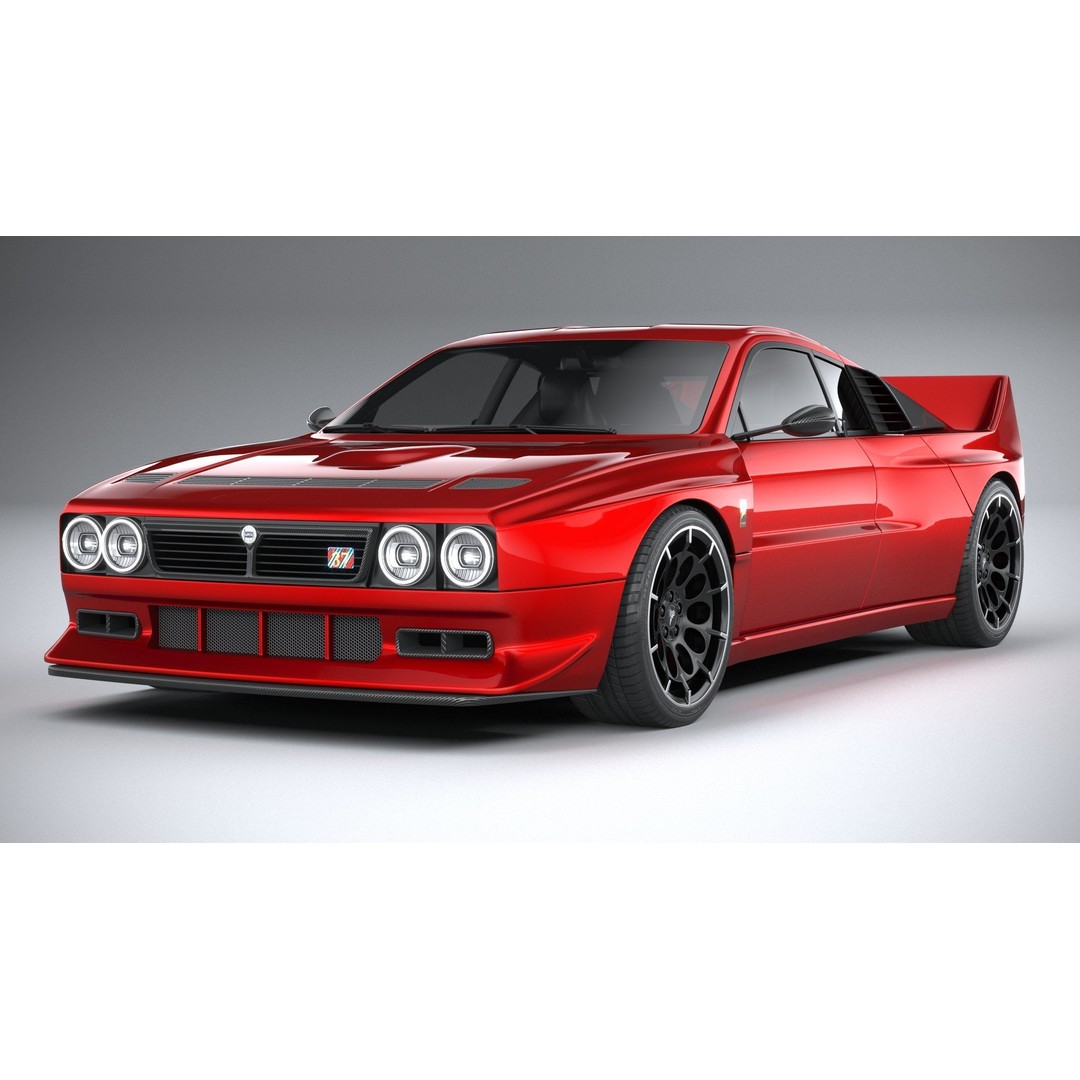 Kimera EVO Lancia 037 3D Model – High Poly Racing Car, FBX & OBJ - View 4