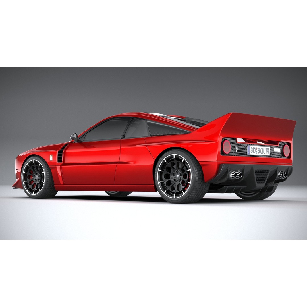 Kimera EVO Lancia 037 3D Model – High Poly Racing Car, FBX & OBJ - View 7