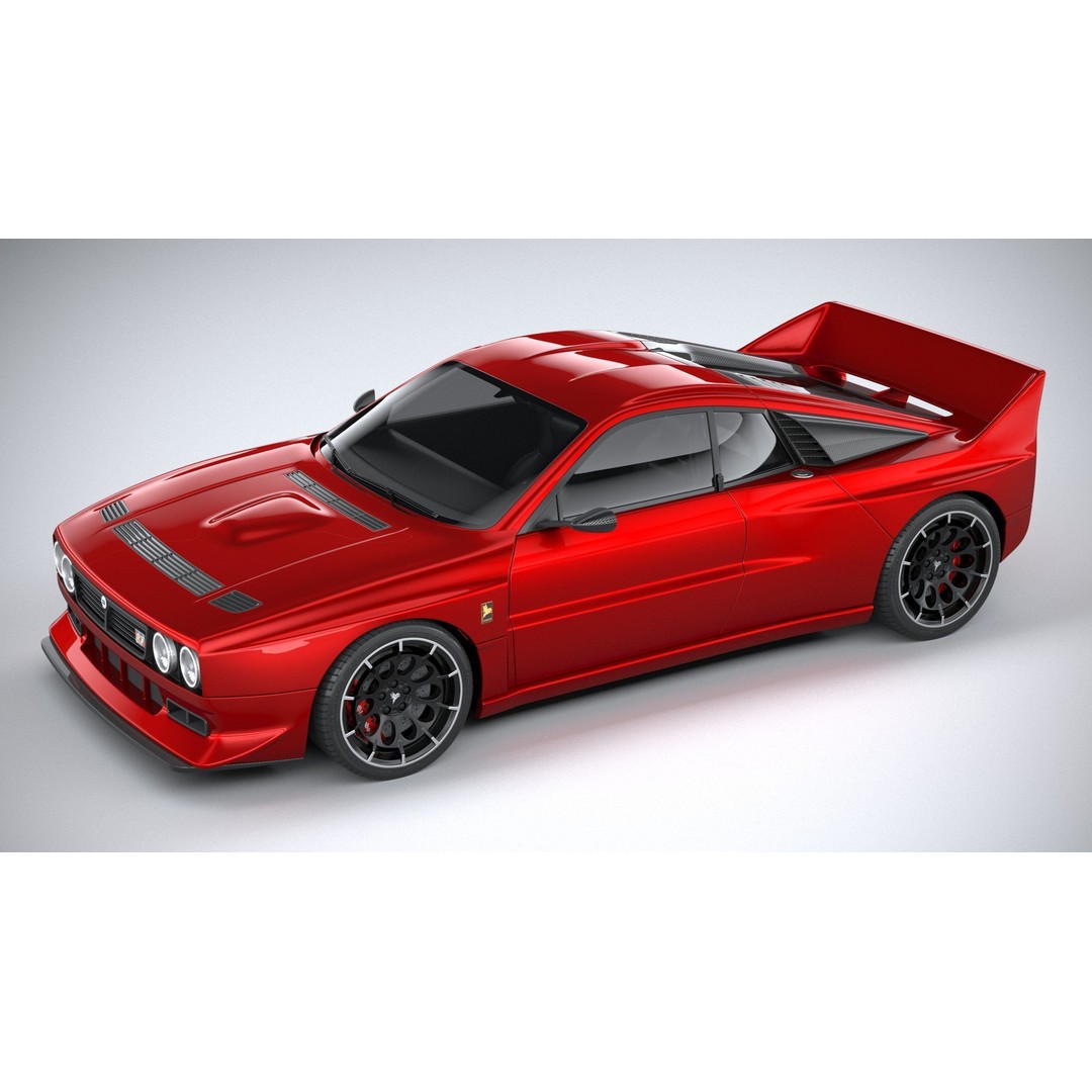 Kimera EVO Lancia 037 3D Model – High Poly Racing Car, FBX & OBJ - View 9