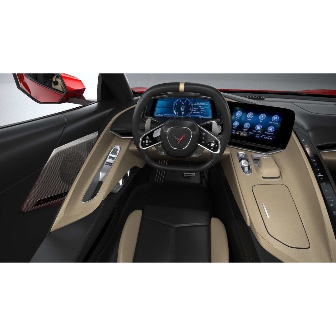 Chevrolet Corvette C8 Stingray 3D Model – High Poly Sport Coupe, FBX, OBJ - View 41