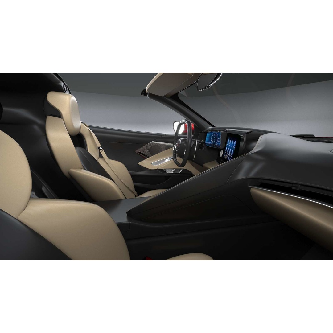 Chevrolet Corvette C8 Stingray 3D Model – High Poly Sport Coupe, FBX, OBJ - View 42