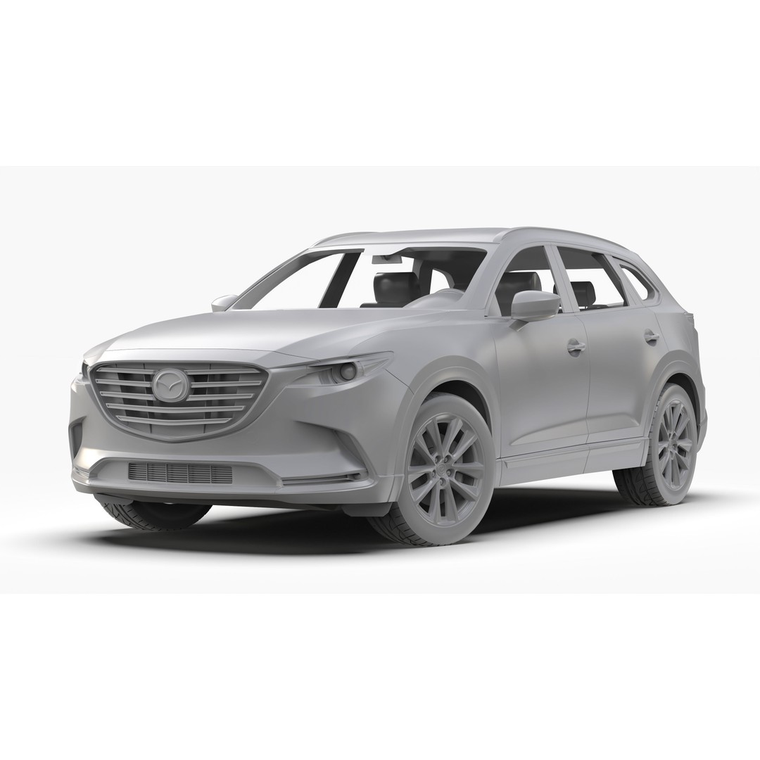 Mazda CX-9 2016 3D Model – High Poly Game-Ready Asset, FBX, OBJ - View 11