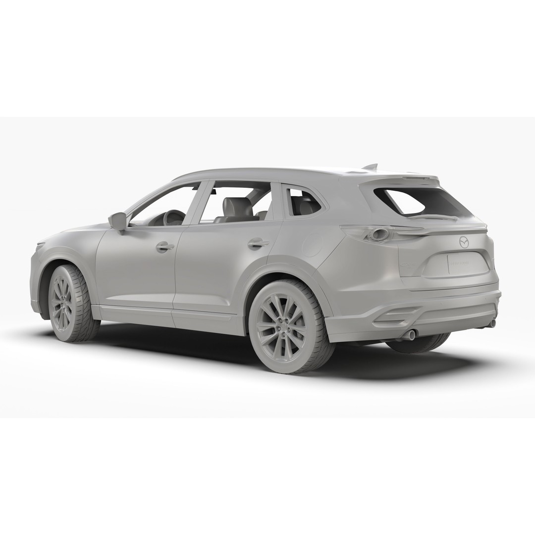 Mazda CX-9 2016 3D Model – High Poly Game-Ready Asset, FBX, OBJ - View 12