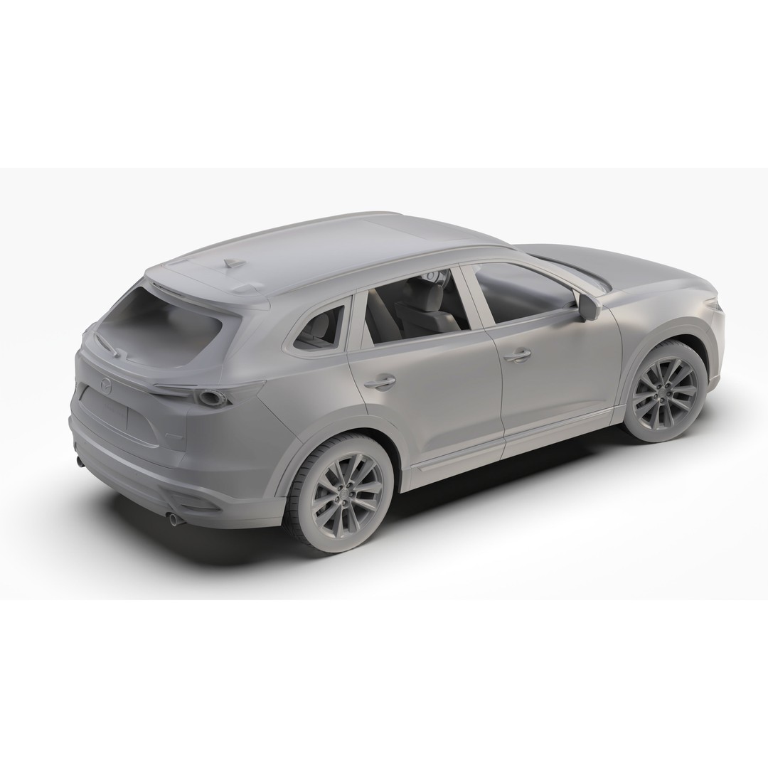 Mazda CX-9 2016 3D Model – High Poly Game-Ready Asset, FBX, OBJ - View 13