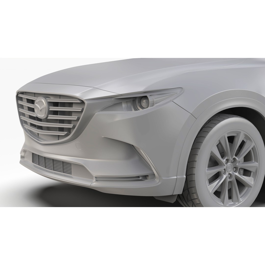 Mazda CX-9 2016 3D Model – High Poly Game-Ready Asset, FBX, OBJ - View 15