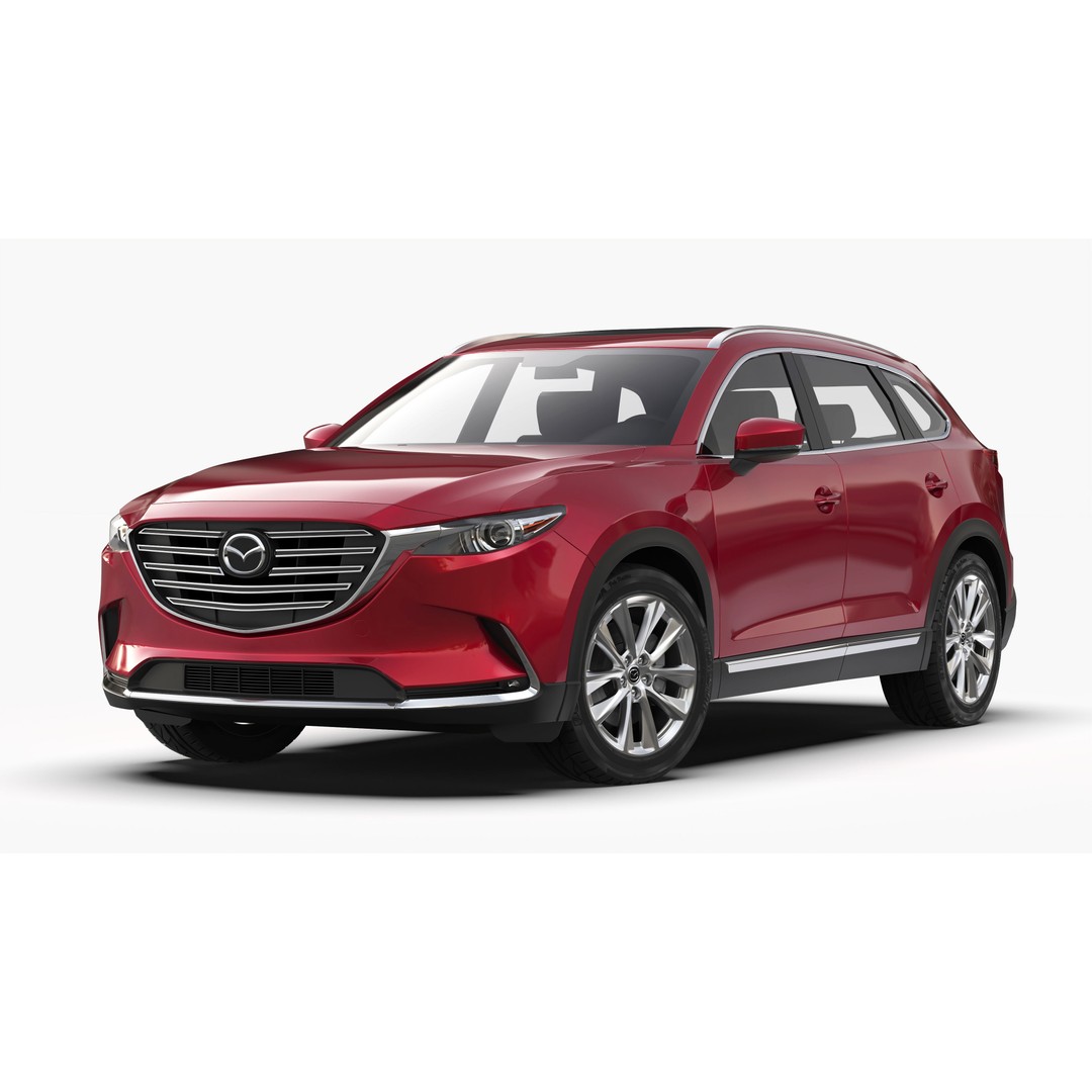 Mazda CX-9 2016 3D Model – High Poly Game-Ready Asset, FBX, OBJ - View 3