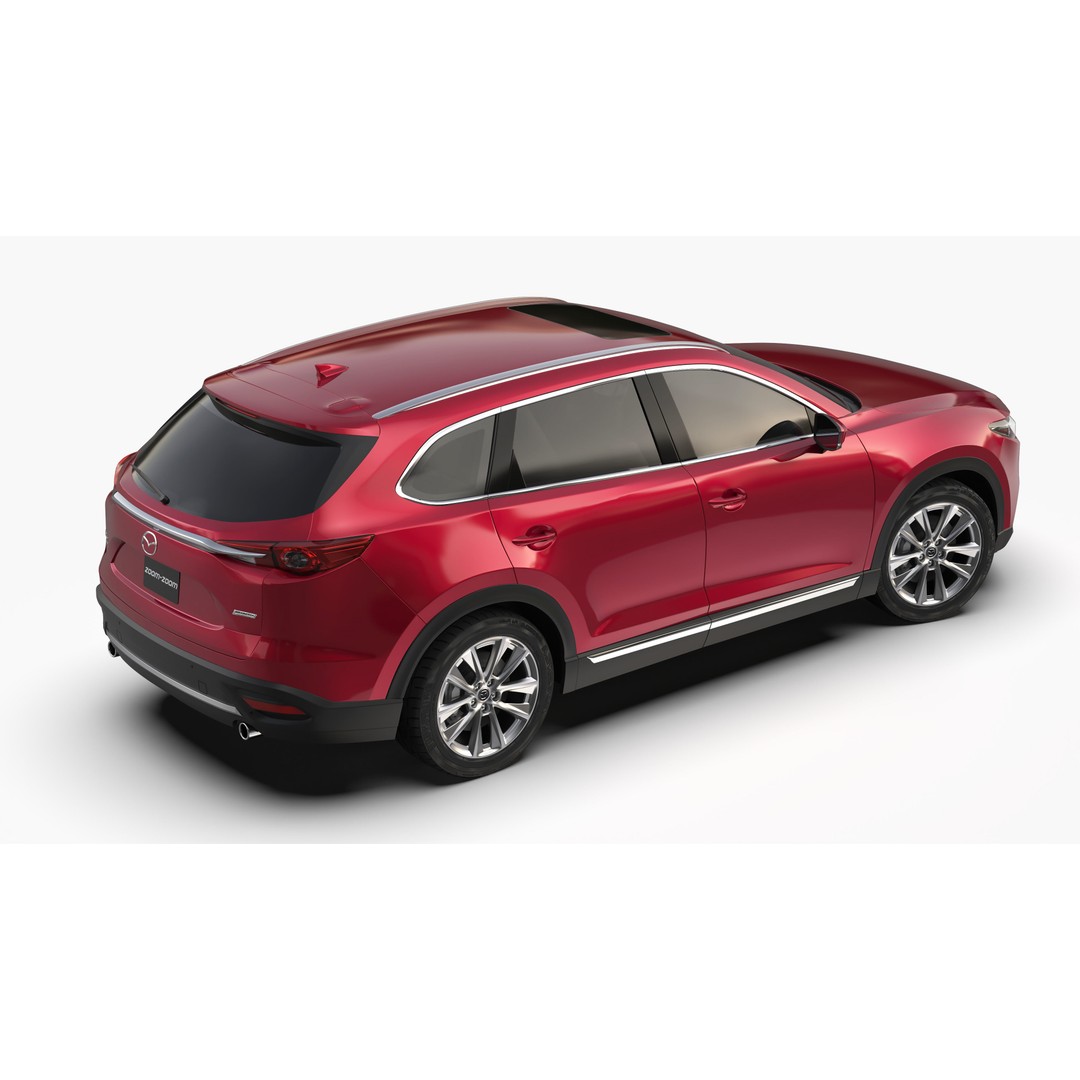Mazda CX-9 2016 3D Model – High Poly Game-Ready Asset, FBX, OBJ - View 5