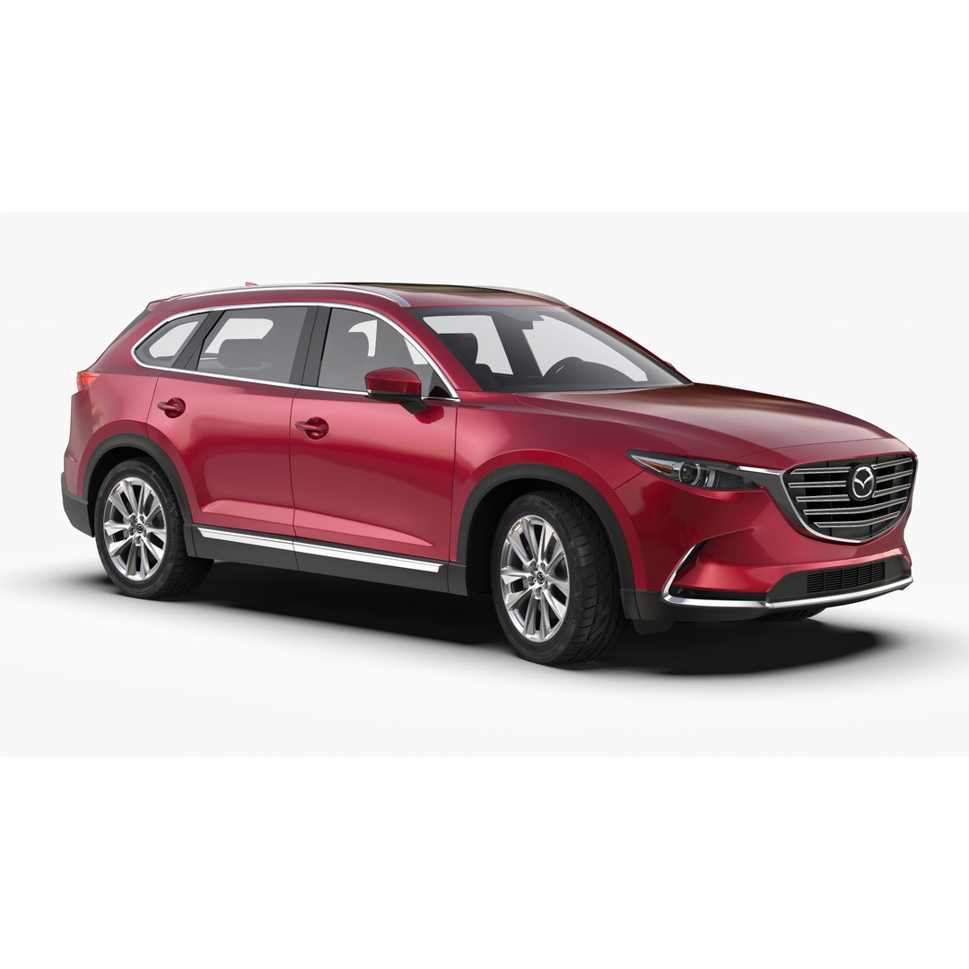 Mazda CX-9 2016 3D Model – High Poly Game-Ready Asset, FBX, OBJ - View 6