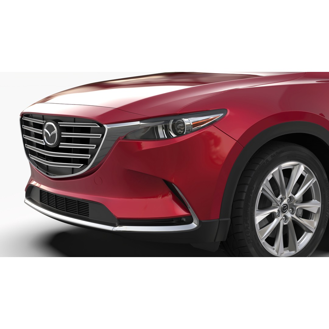 Mazda CX-9 2016 3D Model – High Poly Game-Ready Asset, FBX, OBJ - View 9