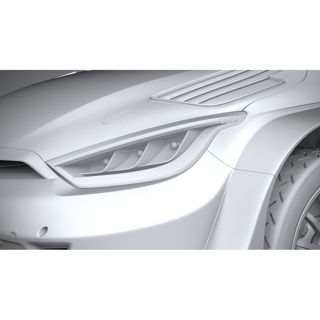 Toyota Yaris GR WRC 2022 3D Model – High Poly Racing Car, FBX, OBJ - View 25