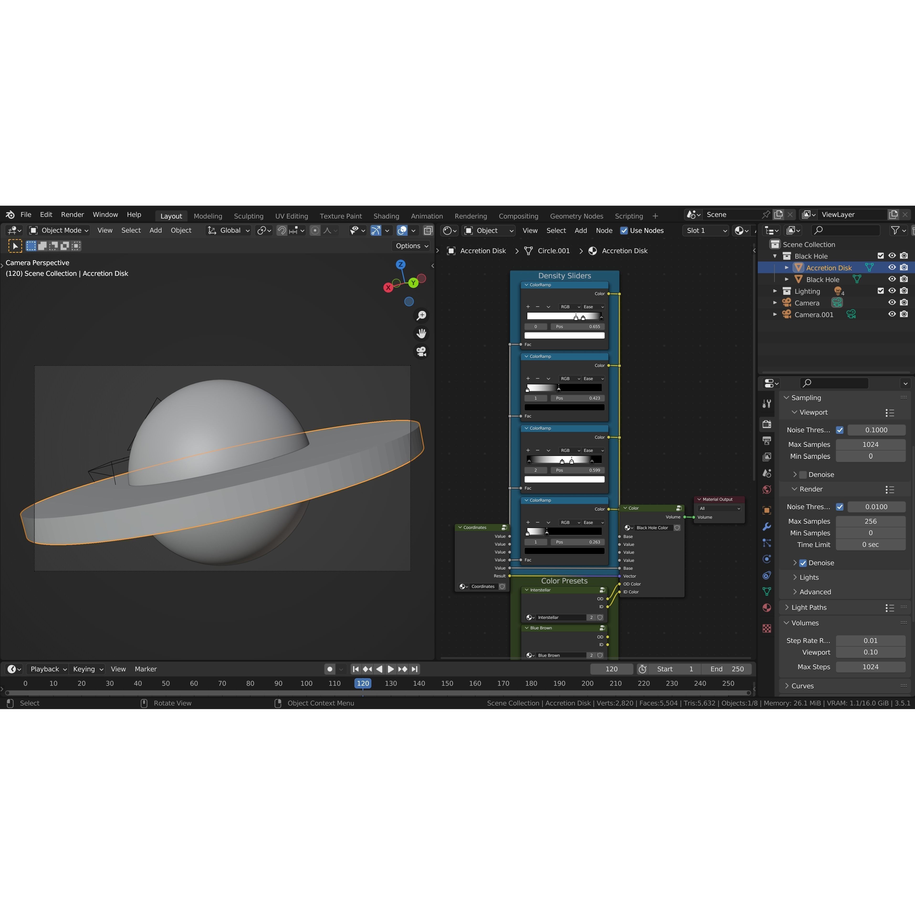 Procedural Black Hole - Game-Ready 3D Model - View 10